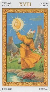 Луна Таро белых кошек (Tarot of White Cats)