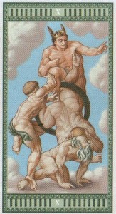 10 Колесо Фортуны Таро Микеланджело - галерея карт